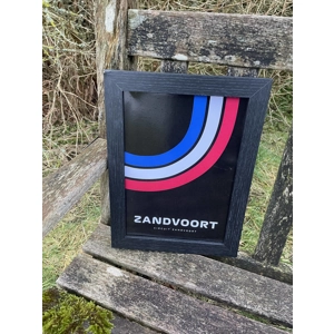 A4 F1 abstract Zandvoort artwork