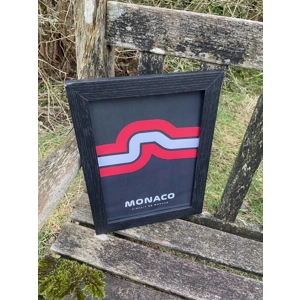 A4 F1 abstract Monaco artwork