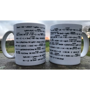 Isle of Mull 2 mug set Calgary bay Numbered Pacenote mugs