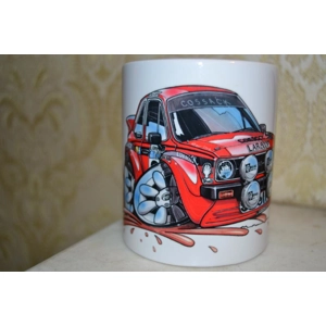 Koolart Red mk2 Escort  Rally Car 10oz