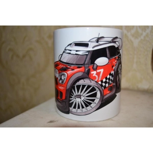 koolart Mini Cooper WRC  Rally Car Mug