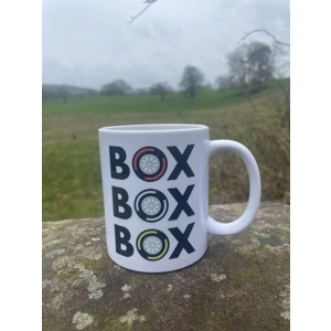 box box box Pit mug