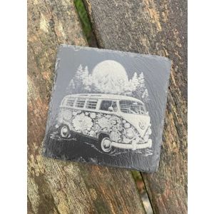 Slate camper van coaster