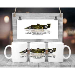 Classic F1 11oz mug Lotus Ford Cosworth 79 (1978)
