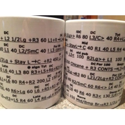 2xMolls Gap 11oz Pacenote Mugs