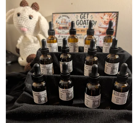 Coconut Sandalwood Amber Beard Oil