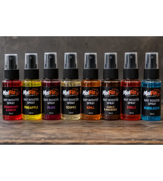 Bait booster spray