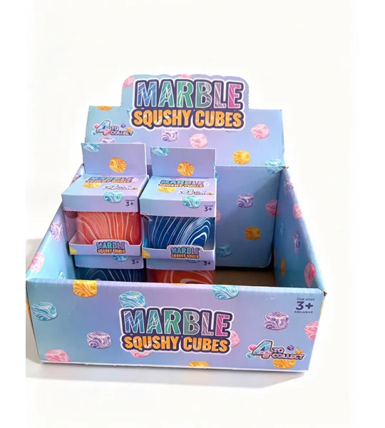 Marble squishy cubes 1pc