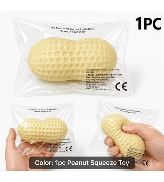 Peanut Squish Toy