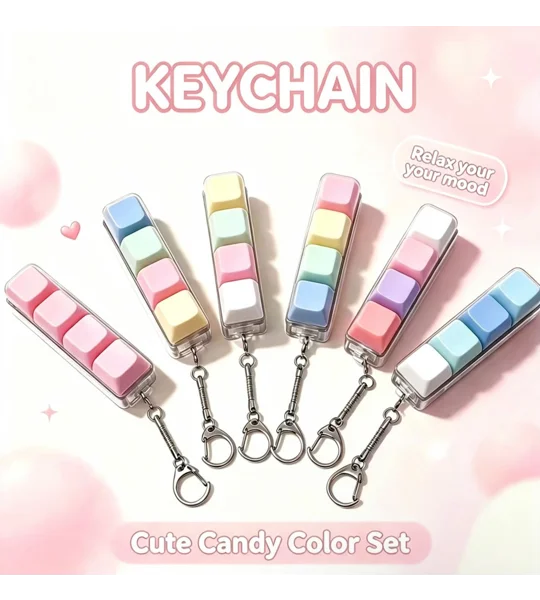Stress-Relief Mechnical Keyboard (keychain)