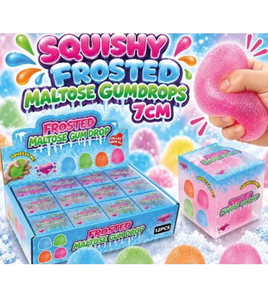 Squishy Frosted Maltose Gumdrops