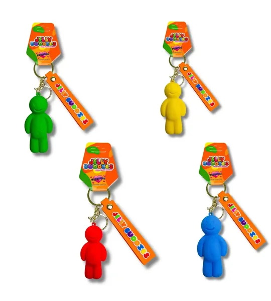 6.5CM JELLY BUDDIES SCENTED FUNCLIP KEY FOB