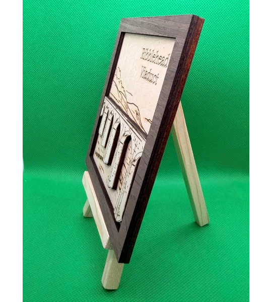 Handmade Ribblehead Viaduct Wooden Artwork | Settle & Carlisle Railway 150th Anniversary (Laser Engr