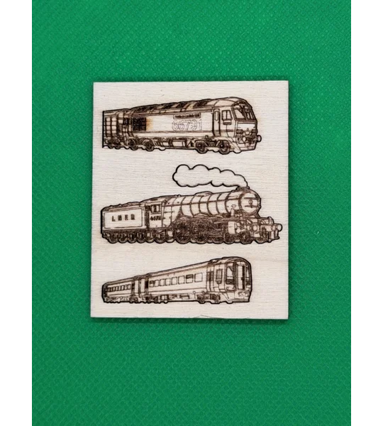 Handmade Ribblehead Viaduct Wooden Artwork | Settle & Carlisle Railway 150th Anniversary (Laser Engr