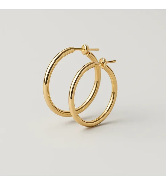 Gold Hoop Earrings