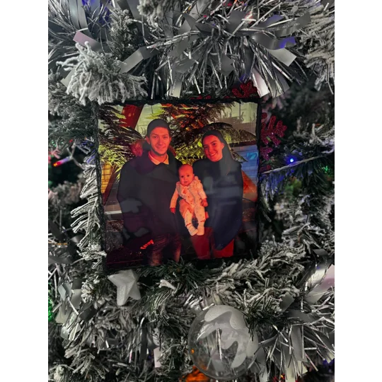 Gloss photo slate 14x14cm
