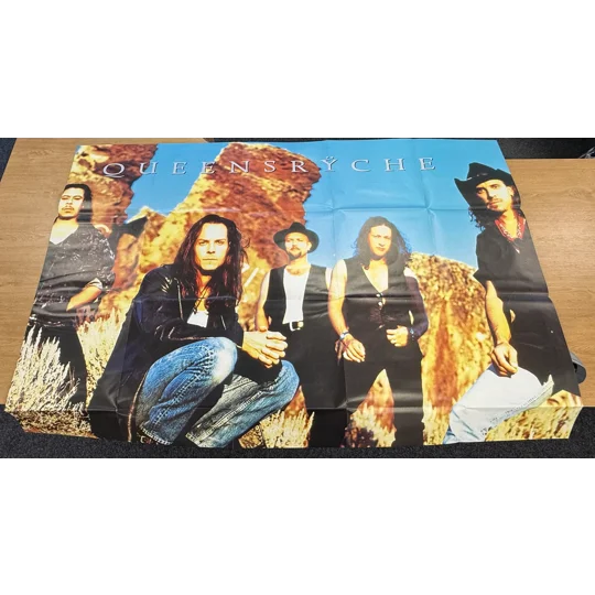 Queensrÿche – Bridge (1995) UK 7" Picture Disc + Original Giant Poster (2)