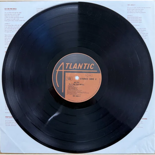 AC/DC – Fly on the Wall (1985) | European Atlantic LP