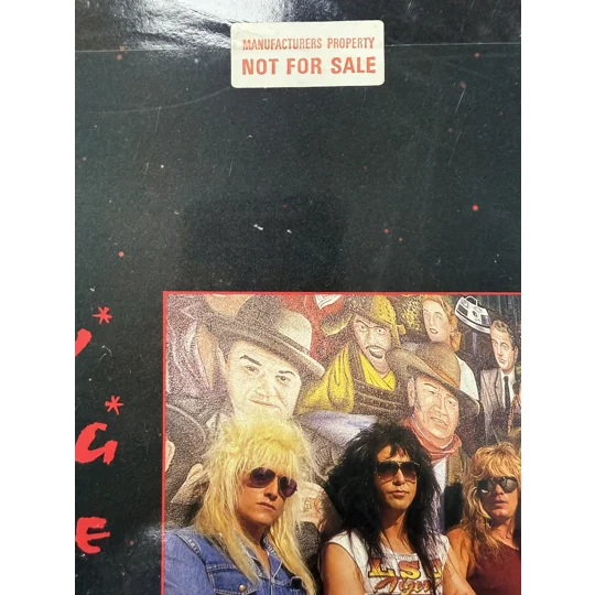 W.A.S.P. – 95-Nasty (1986) | UK Capitol 12" | Promo Sticker