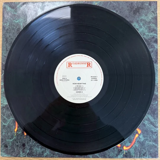 Howe II - Now Hear This (1991) Dutch LP + Promo Insert
