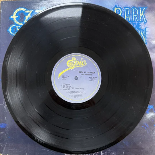Ozzy Osbourne – Bark at the Moon (1983) Original UK Epic LP A2/B2