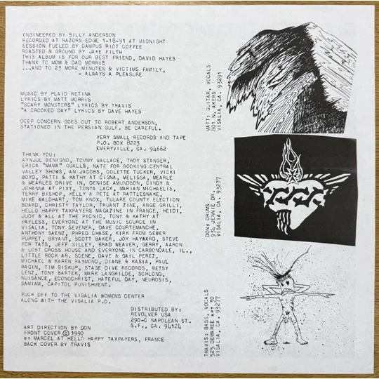 Plaid Retina | Mind Tracing Going Down | 1991