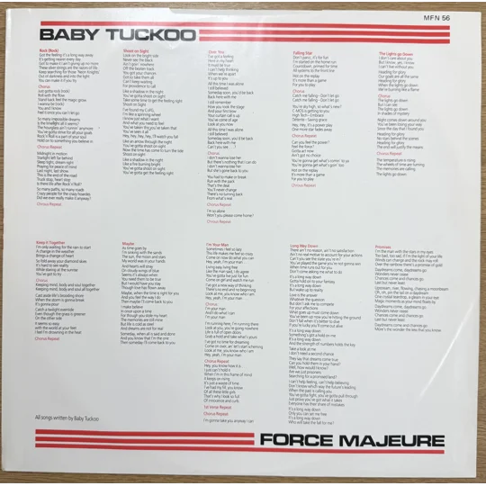 Baby Tuckoo | Force Majeure | 1986