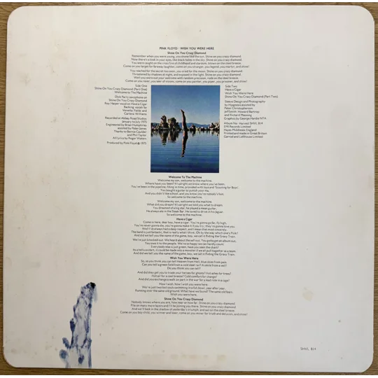 Pink Floyd | Wish You Were Here | 1976 | (2nd Pressing