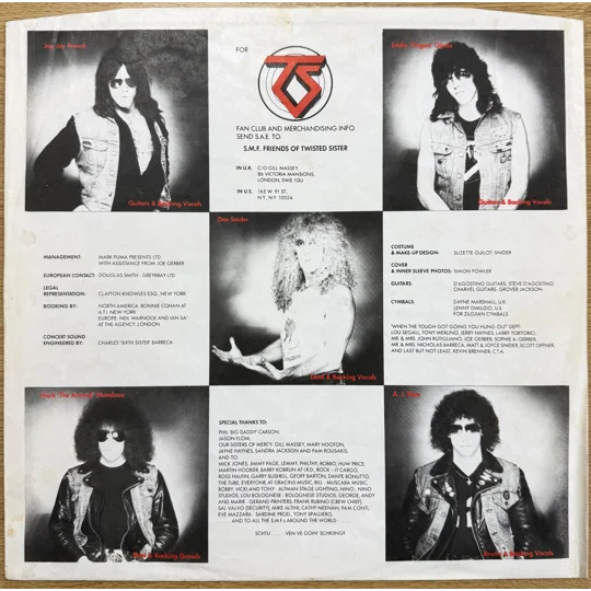 Twisted Sister | You Can't Stop Rock 'N' Roll | 1983