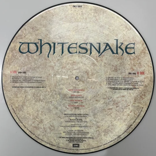 Whitesnake | 1987 | Picture Disc | NM