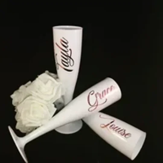 Personalized Champagne Flutes
