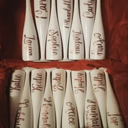 Personalized Champagne Flutes