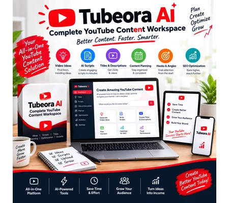 Tubeora AI - Complete YouTube Content Workspace