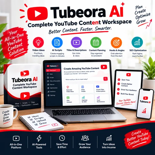 Tubeora AI - Complete YouTube Content Workspace