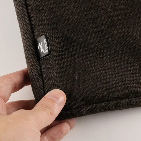 Stonewash Large Laptop Pouch - Charcoal