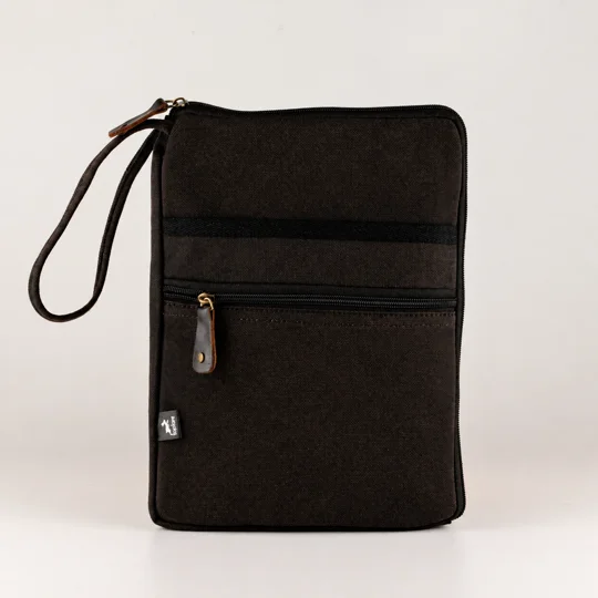 Stonewash Tablet Pouch - Charcoal