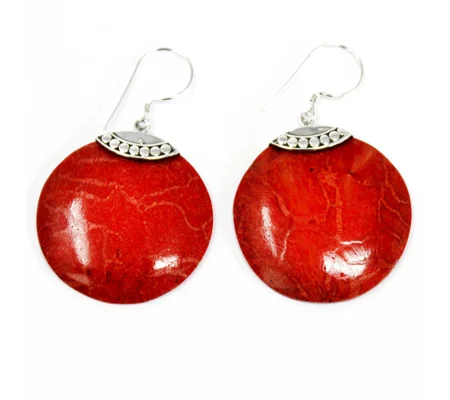 925 Silver Earrings - Classic Disc