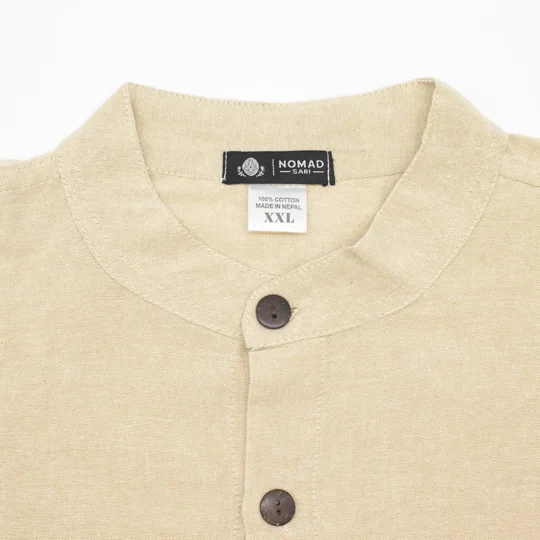 Nomad Sari Kathmandu Shirt - Stone - XXL
