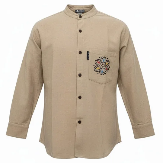 Nomad Sari Kathmandu Shirt - Stone - XL