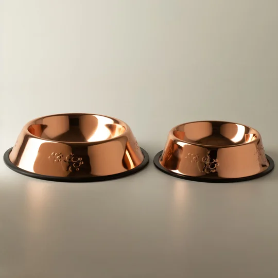 PAW Food Bowls - Single Copper Style - 18cm - Stainless Steel (304)