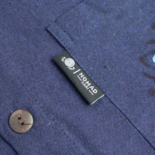 Nomad Sari Kathmandu Shirt - Indigo - Medium