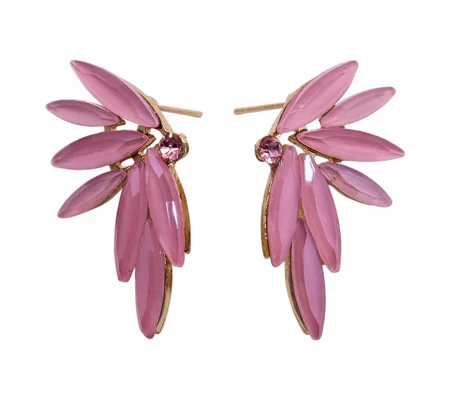 Soft Pink - Vintage Glass - Faries - Earrings