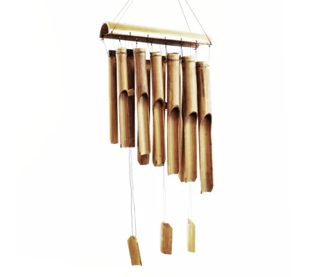 Bamboo Windchime - Natural finish - 12 Large Tubes