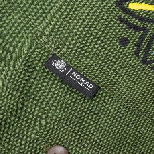 Nomad Sari Kathmandu Shirt - Forest Green - XXL