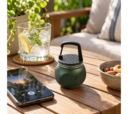 Camping Hook Green Mini Speaker