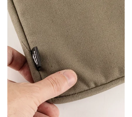 Canvas Travel Laptop Pouch - Olive