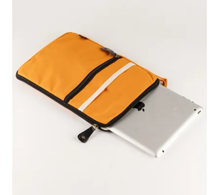 Canvas Tablet Pouch - Orange