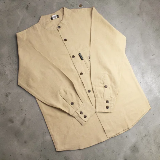 Nomad Sari Kathmandu Shirt - Stone - Medium