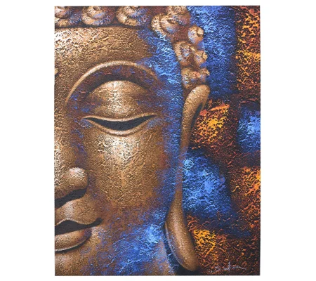 Buddha Painting - Copper Face