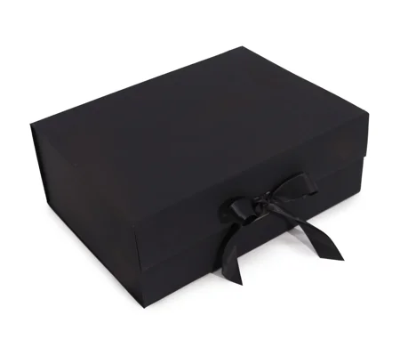 Flat Pack Gift Box - Extra Large (33x25x12cm) - Black